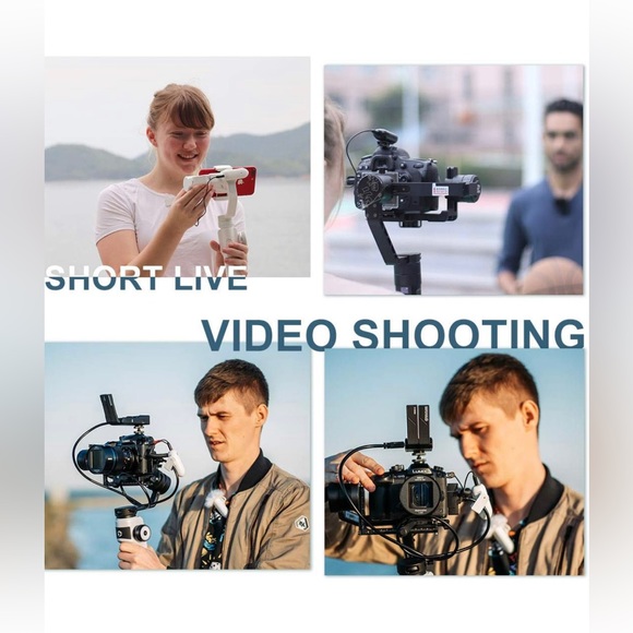 LESNGO 318C Wireless Lavalier Microphone, 20 UHF Channel Lapel Lav Mic Black - Picture 3 of 10